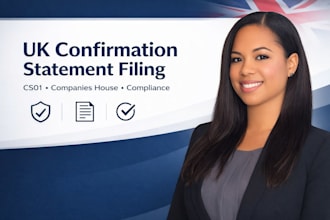 file UK confirmation statement cs01 companies house