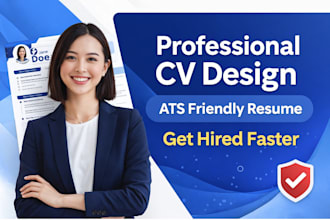 create a professional europass CV resume for jobs and scholarships