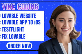 build lovable website fix lovable convert lovable app to ios app, testflight