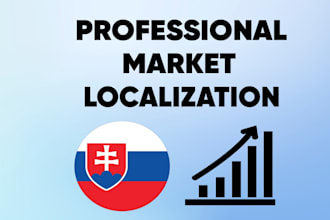 professionally translate and localize your product for slovak market