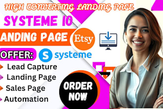 build systeme io sales funnel, systeme io website, systeme io landing page