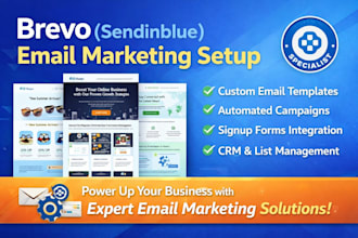 brevo sendinblue email marketing automation campaigns newsletter email template