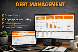 create you personal finance, budgeting, debt management, and data management