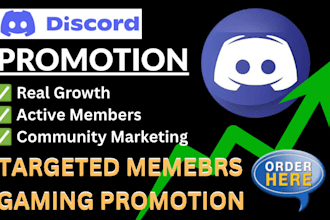 discord advertising, diocrd promotion, gaming, disocrd server promotion