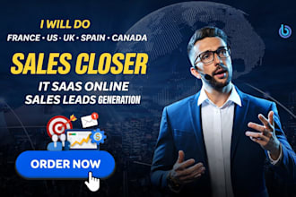 do US sales closer france b2b leads generation UK appointment setter cold call