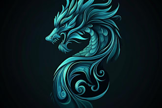 create a professional fantasy logo artwork