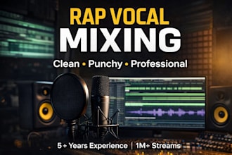 professionally mix your rap and pop vocals