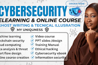 create cybersecurity video course online course course content course curriculum