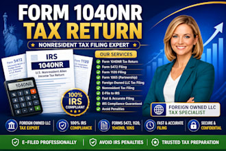 file form 5472, 1120, 1040nr 1065 to irs foreign owned llc tax forms 5472 1040nr