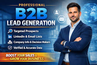 do targeted b2b lead generation and email list