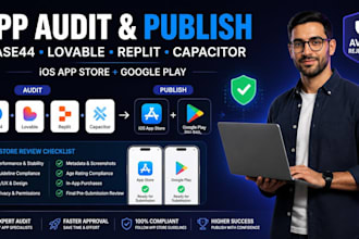 audit publish base44 lovable replit capacitor ios app store play store rejection