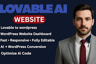 convert lovable ai website to wordpress, ai to wordpress clone website