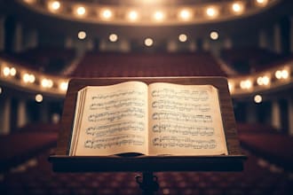 provide professional orchestral transcription and ensemble music notation