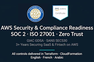 prepare your AWS environment for soc 2 or iso 27001 audit