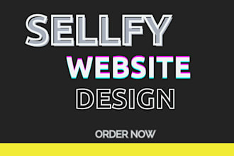 design a professional sellfy website or sellfy store