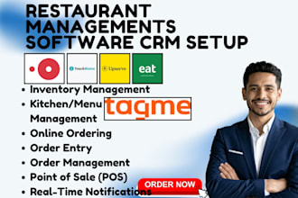 setup opentable touchbistro upserve tagme hubspot eat app eat2earn