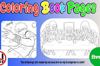 coloring pages in different styles and I adapt to you