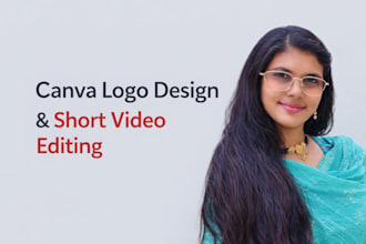 design canva logo and edit short videos