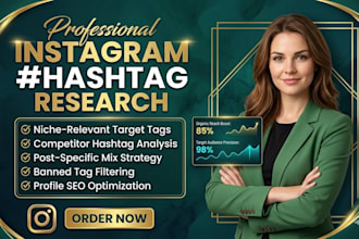 research targeted instagram hashtags to grow organically
