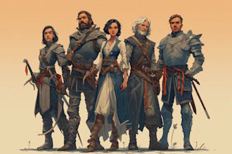 draw your dnd party