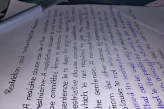write english and bengali handwriting letters and assignment