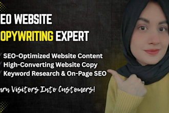 write SEO website copy and website content for your business