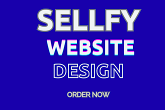 design or redesign a professional sellfy website store