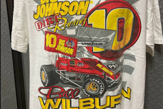 create high quality t shirt classic racing car print logo