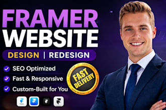 build framer website design, develop framer website design as framer developer