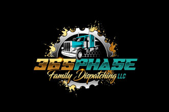 create exclusive and marvelous trucking dispatching logo design