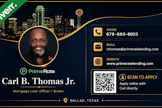 design professional business card and digital card