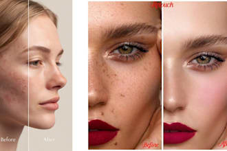 do photo retouching and wedding photo