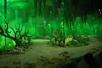 design game map 3d environment level designer in unreal engine unity or blender