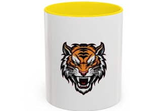 design trendy and eye catching mug artwork