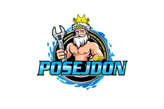 create high quality and beautiful poseidon logo design
