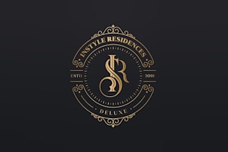 design unique modern apartments logo