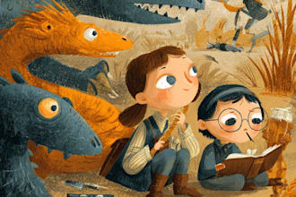 design professional children book cover and interior