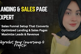 write landing page and sales page copywriting