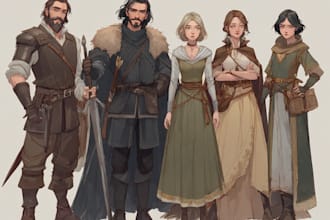 draw your dnd party