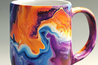 do coffee mug design, custom mug design