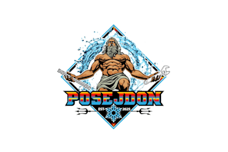 create graceful and fantastic poseidon logo design