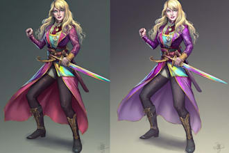 illustrate your professional dnd mage or spellcaster character