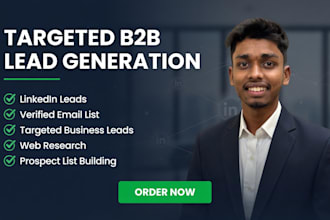 generate verified b2b leads and linkedin contacts