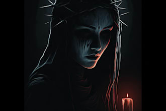 draw horror or monster design