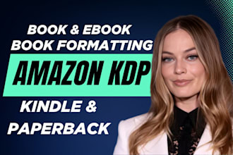 do KDP book formatting, ebook formatting, paperback formatting, amazon KDP