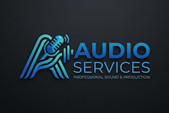 design a professional audio services logo