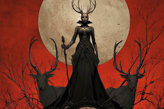 make dark fantasy and horror character artwork