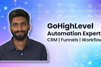 set up gohighlevel CRM, workflows and funnels with automation