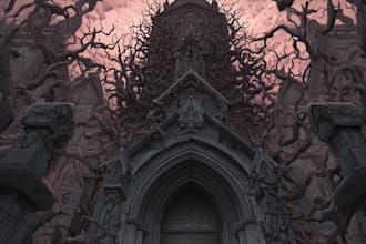 draw horrifying and creepy characters for your story