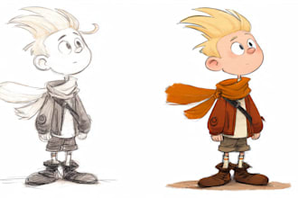 design a cartoon character